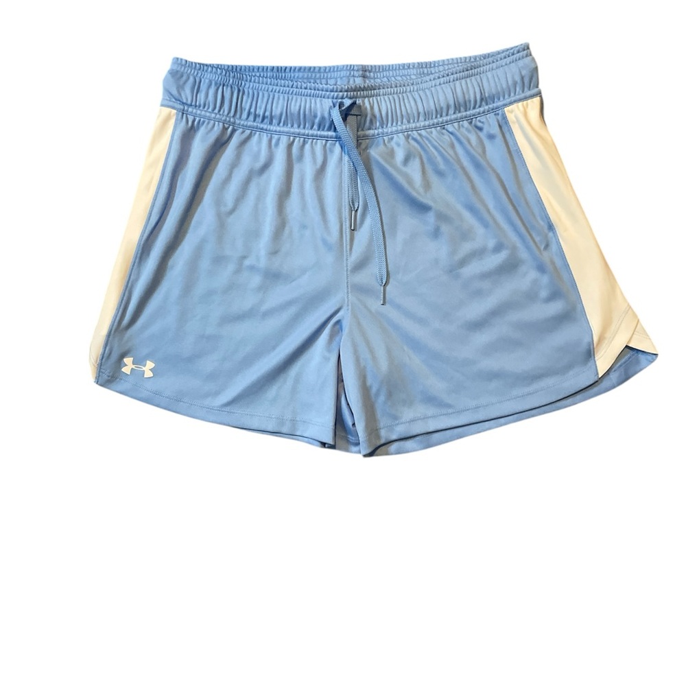Under Armour Blue and White Athletic Shorts